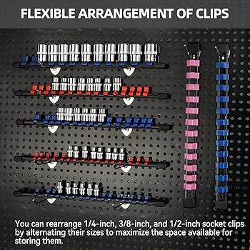 aco♡ Reniteco Socket Organizer Drive ABS Tools - Yellow Socket